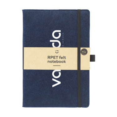 Logo trade promotional products picture of: Felty GRS RPET Paper Notebook A5