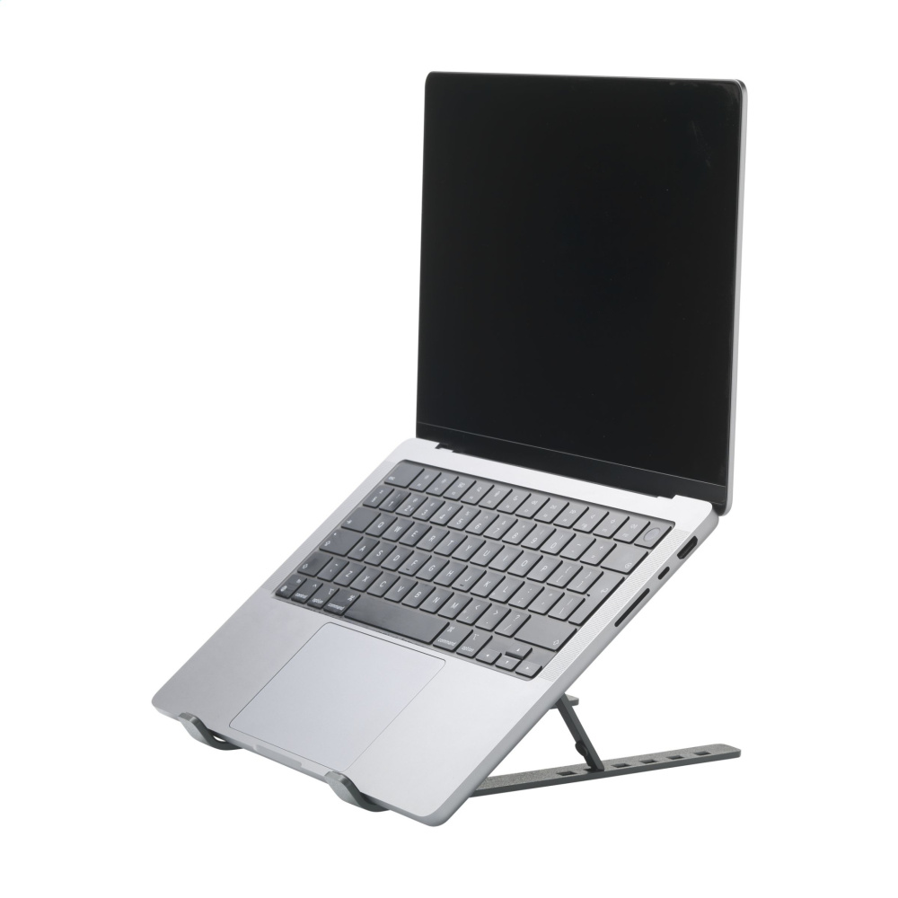 Logo trade business gifts image of: Standby GRS Recycled Alu Laptop Stand