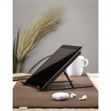 Logo trade promotional gifts image of: Standby GRS Recycled Alu Laptop Stand