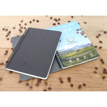 Logotrade corporate gift picture of: Coffee Paper Notebook Wire-O A5