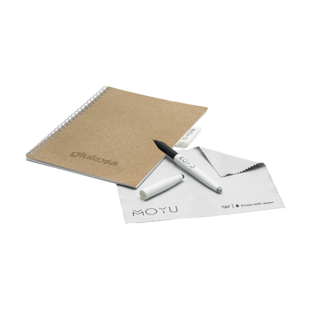 Logo trade corporate gifts picture of: MOYU Erasable Stone Paper Notebook CraftCover 18 pages