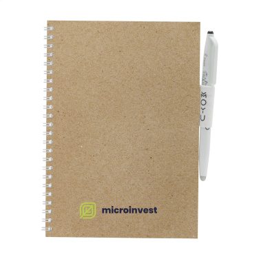 Logotrade promotional merchandise image of: MOYU Erasable Stone Paper Notebook CraftCover 18 pages