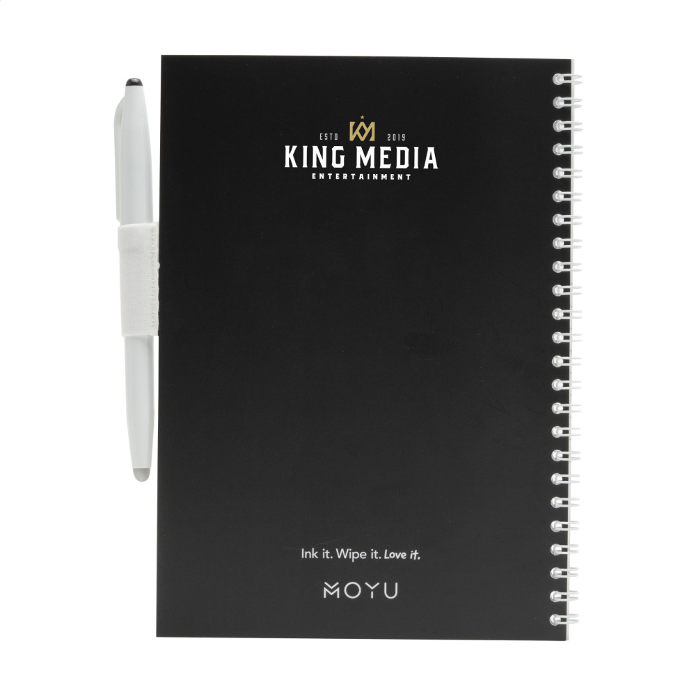 Logo trade promotional giveaway photo of: MOYU Erasable Stone Paper Notebook SoftCover 18 pages