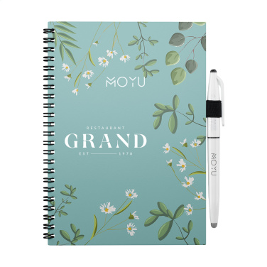 Logo trade business gift photo of: MOYU Erasable Stone Paper Notebook Custom SoftCover