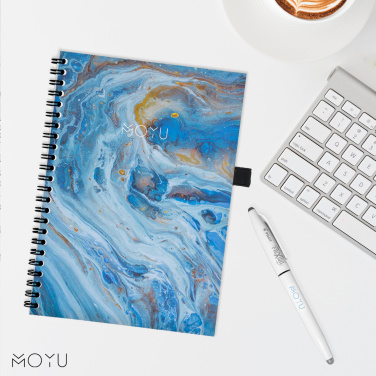 Logotrade promotional gift image of: MOYU Erasable Stone Paper Notebook Custom SoftCover