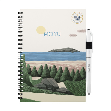 Logo trade promotional giveaways image of: MOYU Erasable Stone Paper Notebook Custom SoftCover