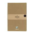 Paper Notebook GRS Washable Kraft Cover A5, naturel