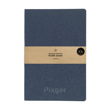 Logo trade promotional items picture of: Paper Notebook GRS Washable Kraft Cover A5