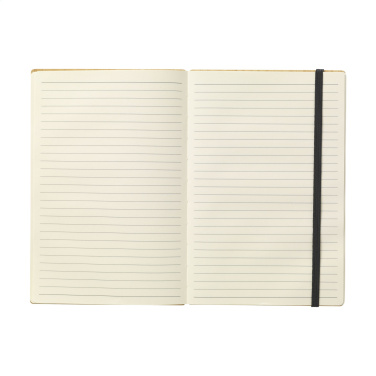 Logo trade advertising products image of: Bamboo Journal Naked Spine Paper Notebook A5