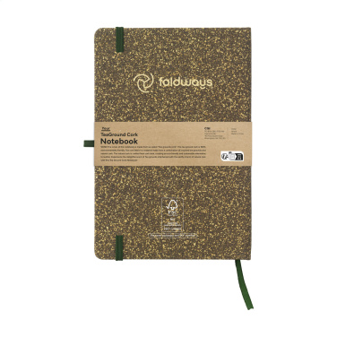 Logotrade advertising product image of: TeaGround Cork Paper Notebook A5