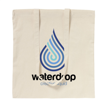 Logo trade promotional merchandise picture of: ShoppyBag (135g/m²) long handles cotton bag