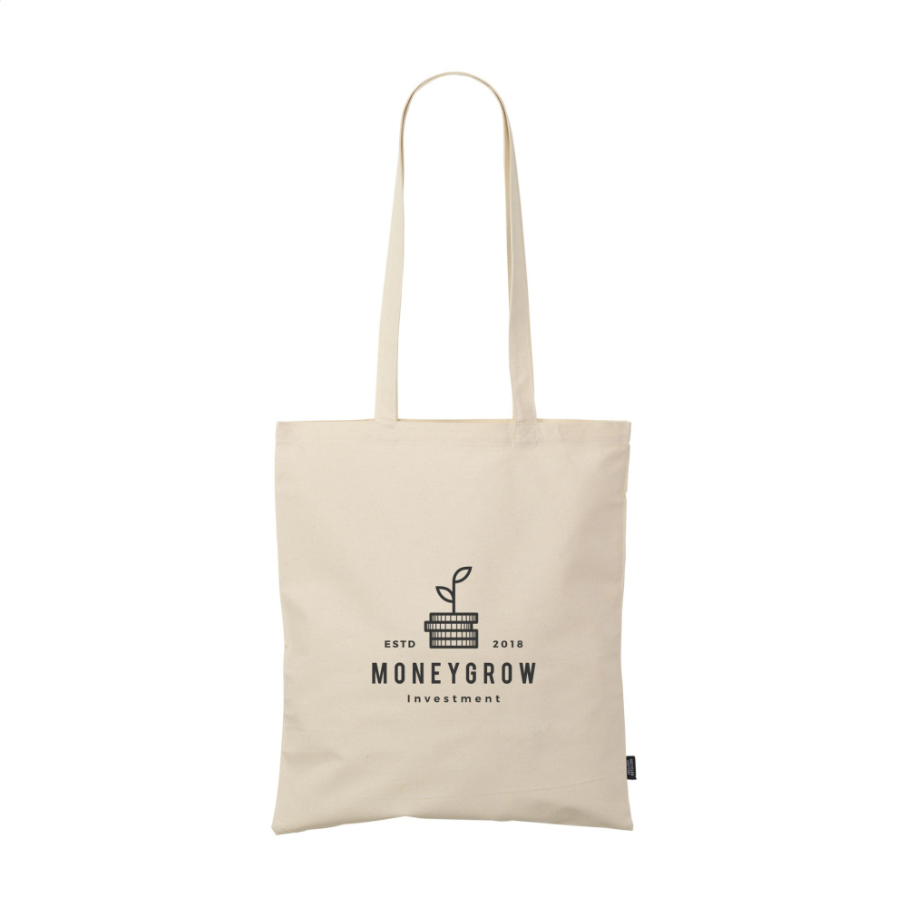 Logo trade corporate gifts image of: ShoppyBag GRS Recycled Cotton (180 g/m²)