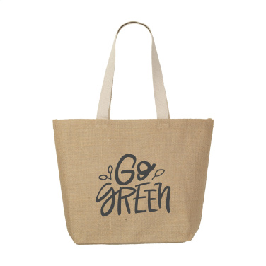 Logo trade promotional gifts image of: Elegance Bag jute shopper