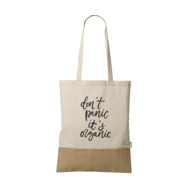 Logo trade promotional items image of: Combi Organic Shopper (160 g/m²) bag