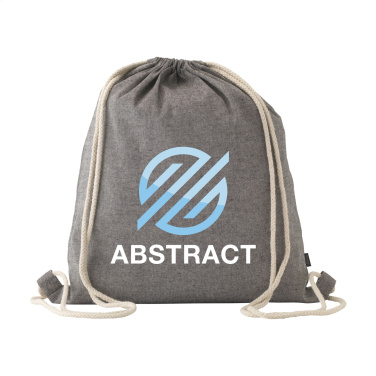 Logotrade corporate gifts photo of: GRS Recycled Cotton PromoBag (180 g/m²) backpack