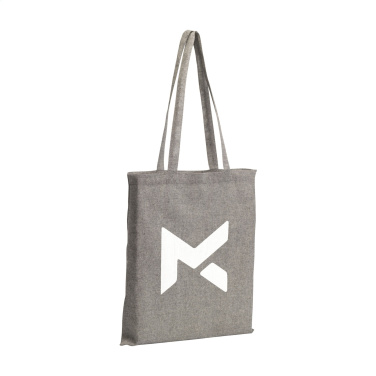 Logo trade corporate gift photo of: GRS Recycled Cotton Shopper (180 g/m²) bag