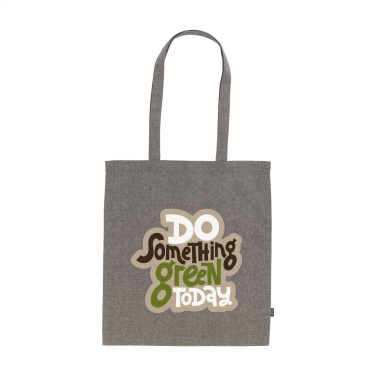 Logotrade advertising products photo of: GRS Recycled Cotton Shopper (180 g/m²) bag