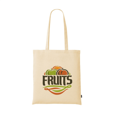 Logotrade corporate gift image of: GRS Recycled Cotton Shopper (180 g/m²) bag