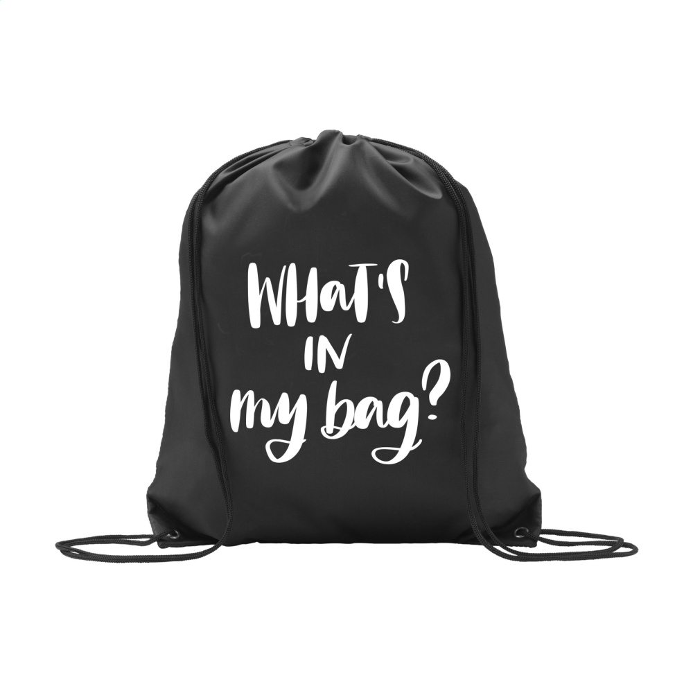 Logo trade promotional gifts image of: PromoBag 210D backpack