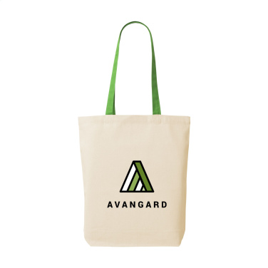 Logo trade promotional giveaways image of: Canvas Shoppy Colour (220 g/m²) bag