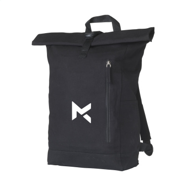 Logo trade promotional merchandise image of: Nolan Canvas backpack