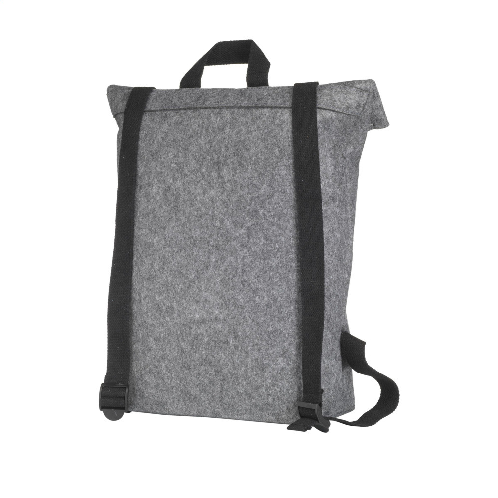 Logo trade promotional gifts image of: Nolan GRS RPET Felt backpack