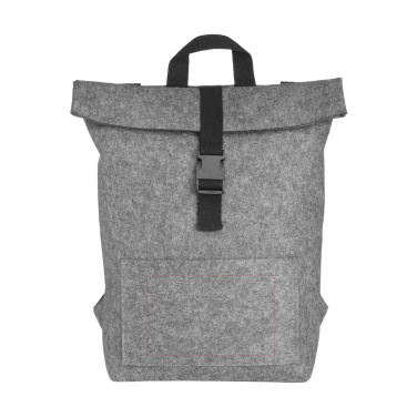 Logo trade promotional products image of: Nolan GRS RPET Felt backpack