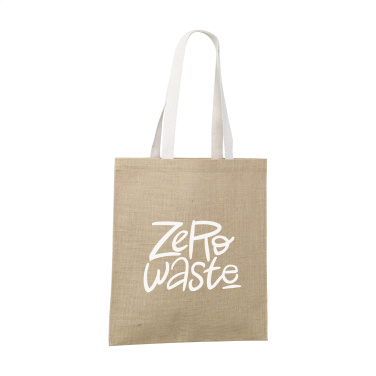 Logo trade promotional giveaway photo of: Madrid Jute Shopper bag