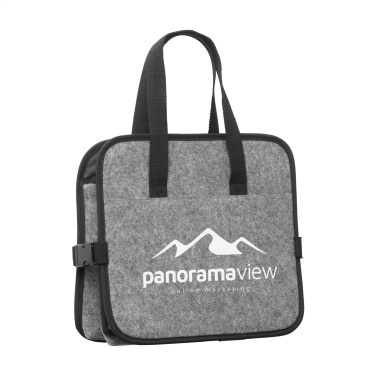 Logo trade promotional items image of: Trunk GRS RPET Felt Organiser Cooler bag