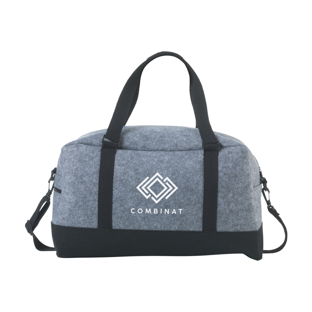 Logo trade corporate gift photo of: Feltro GRS RPET Weekend Bag travelling bag