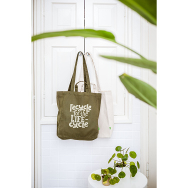 Logo trade advertising products image of: Organic Cotton Canvas Tote Bag (280 g/m²)