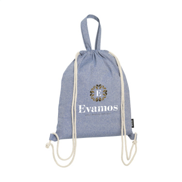 Logo trade promotional giveaway photo of: GRS Recycled Cotton PromoBag Plus (180 g/m²) backpack