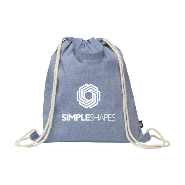 Logotrade corporate gifts photo of: GRS Recycled Cotton PromoBag Plus (180 g/m²) backpack