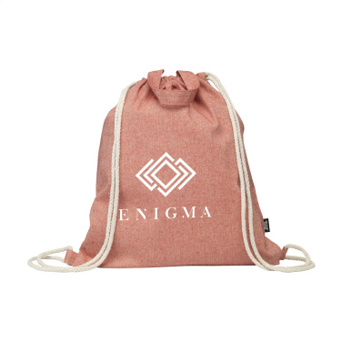 Logo trade advertising product photo of: GRS Recycled Cotton PromoBag Plus (180 g/m²) backpack