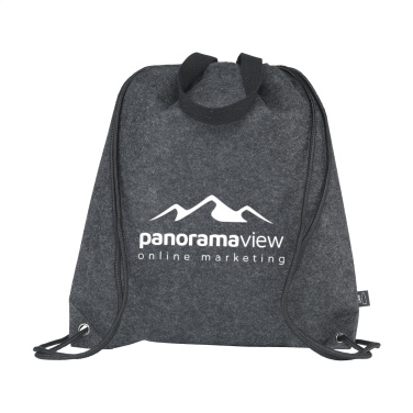 Logo trade promotional items image of: GRS RPET Felt PromoBag Plus backpack