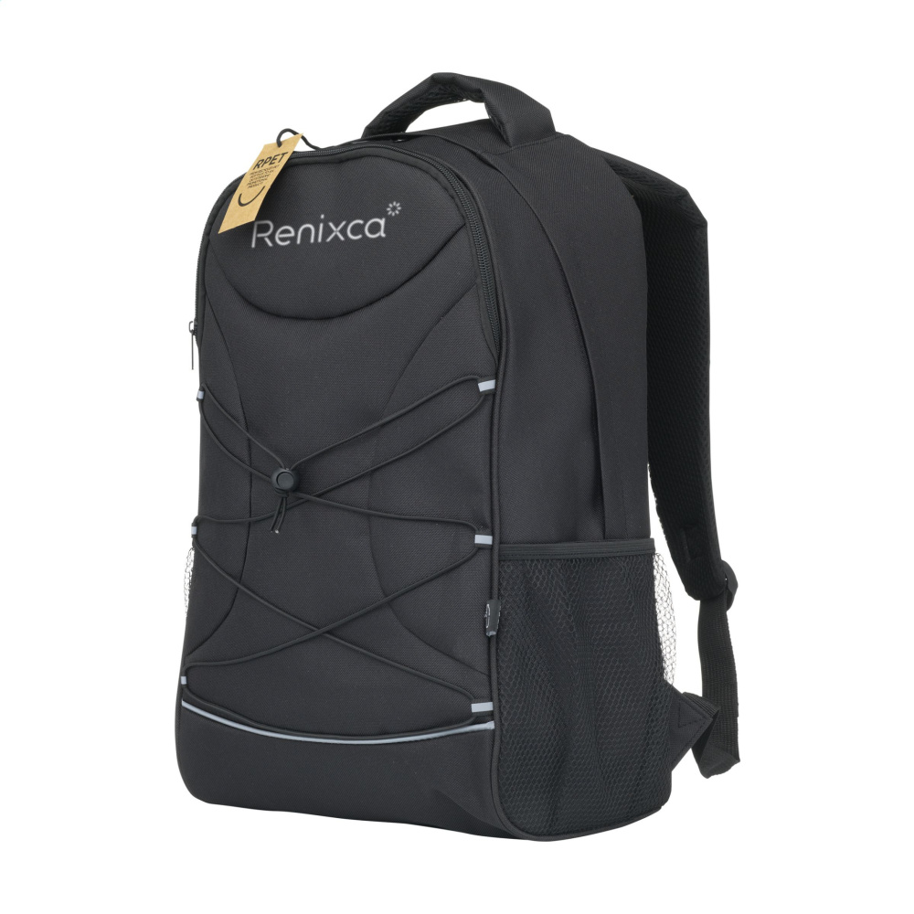 Logo trade promotional gifts picture of: Flashline GRS RPET Laptop Backpack