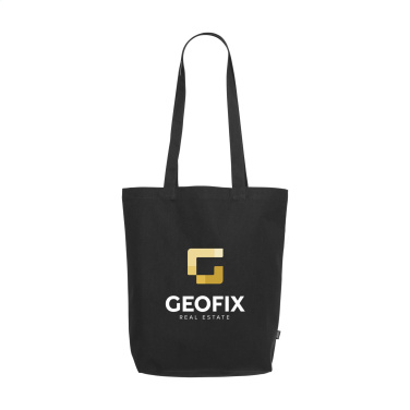 Logo trade promotional gifts picture of: GRS Recycled Canvas Bag Colour (260 g/m²)