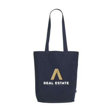 Logo trade business gifts image of: GRS Recycled Canvas Bag Colour (260 g/m²)