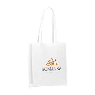 Logo trade corporate gift photo of: Colour Square Bag GRS Recycled Cotton (150 g/m²)