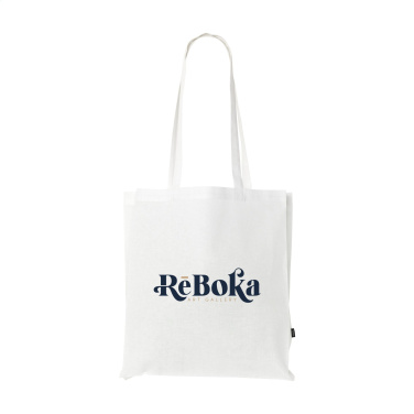 Logo trade promotional giveaway photo of: Colour Square Bag GRS Recycled Cotton (150 g/m²)