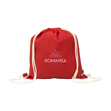 Logotrade promotional product image of: PromoColour GRS Recycled Cotton Backpack (150 g/m²)