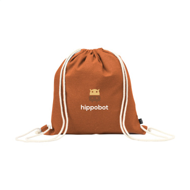 Logo trade promotional merchandise picture of: PromoColour GRS Recycled Cotton Backpack (150 g/m²)