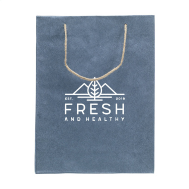 Logotrade advertising product image of: Leaf It Bag recycled with jeans fibres (180 g/m²) L