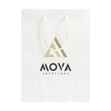 Logo trade promotional gift photo of: Leaf It Bag recycled with straw fibres (180 g/m²) M