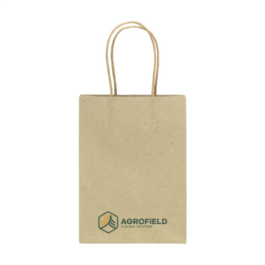 Logotrade promotional giveaway picture of: Leaf It Bag recycled grass paper (120 g/m²) S