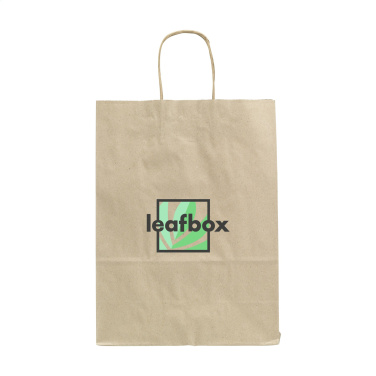 Logo trade promotional giveaways picture of: Leaf It Bag Wide recycled grass paper (90 g/m²) M