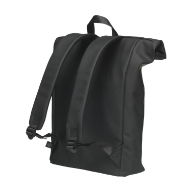 Logotrade promotional merchandise photo of: Lennon Roll-Top Recycled Backpack