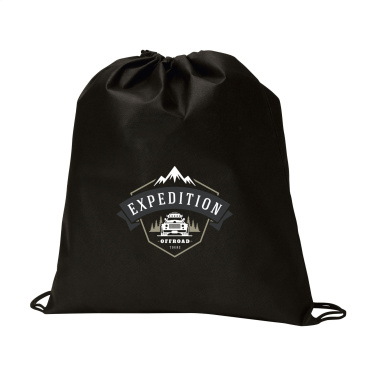 Logotrade promotional giveaway image of: Non-Woven Promobag GRS RPET backpack