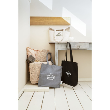 Logo trade promotional merchandise image of: Wolkat Rabat Recycled Textile Shopper