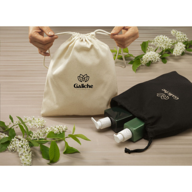 Logo trade corporate gift photo of: Gift Pouch GRS Recycled Cotton (150 g/m²) M